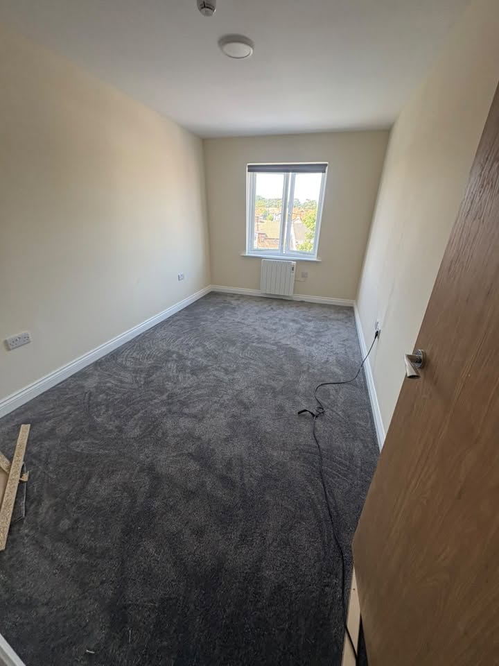 New bedroom carpet fit